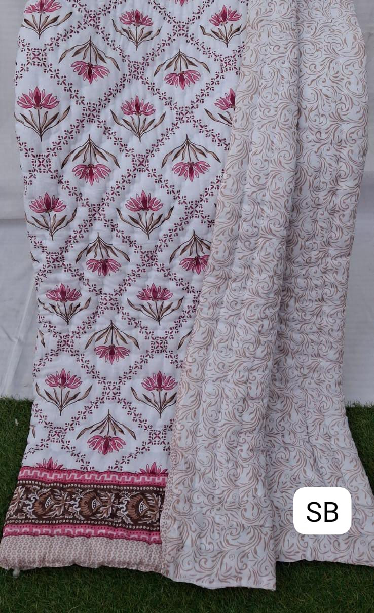 Malmal Single Bed Razai