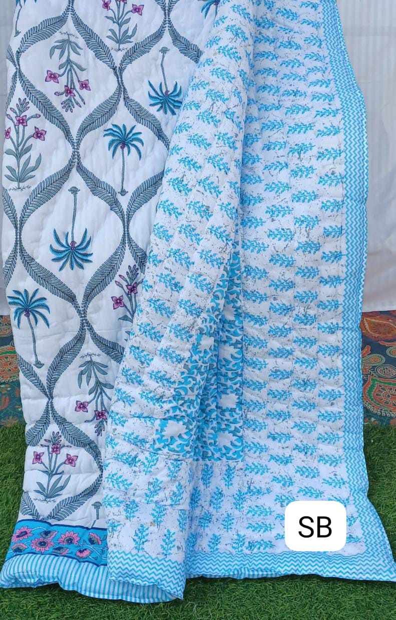 Malmal Single Bed Razai