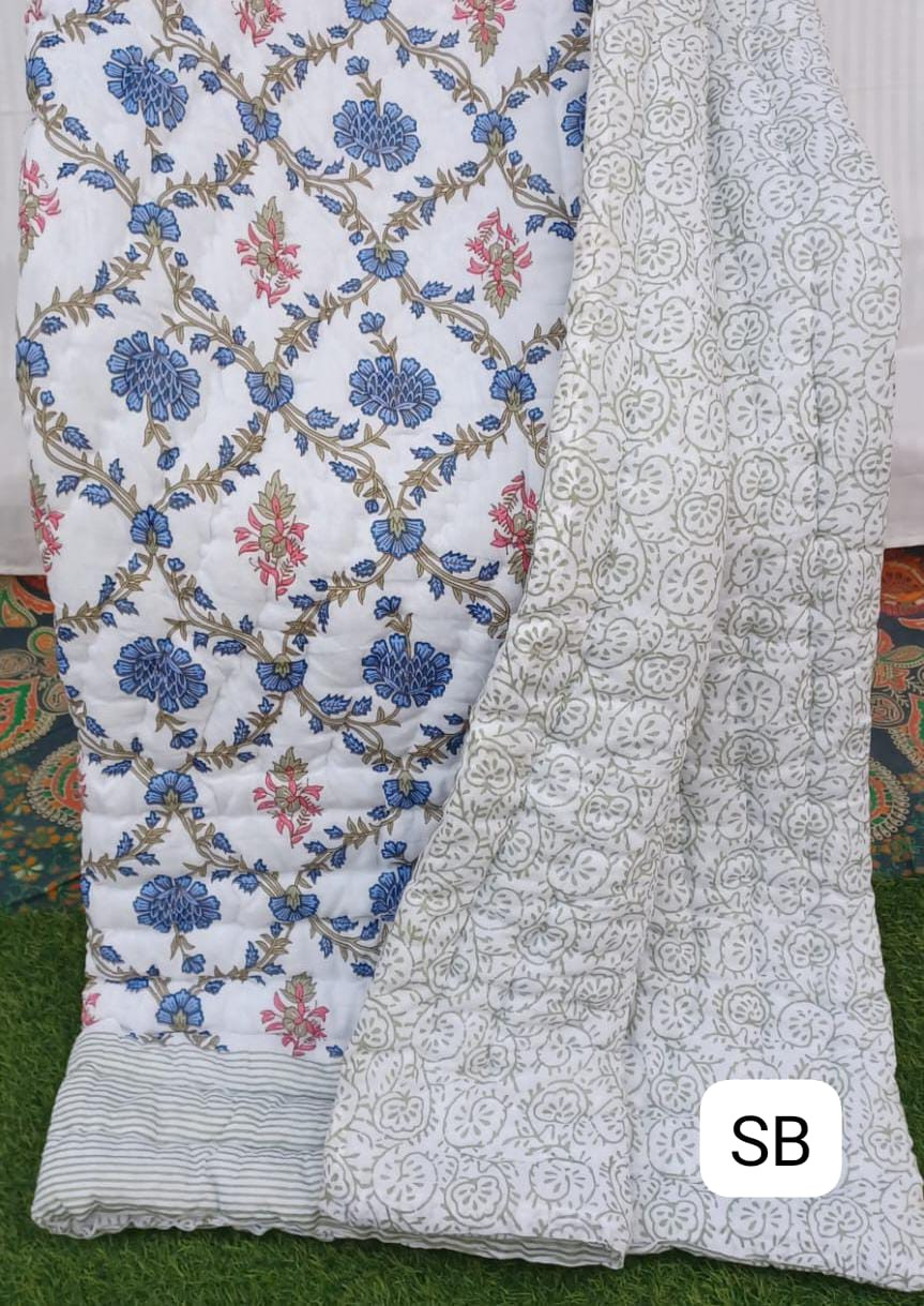 Malmal Single Bed Razai