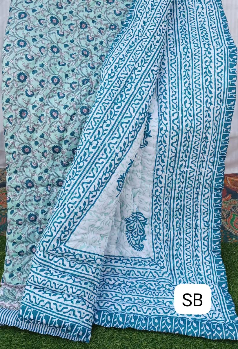 Malmal Single Bed Razai