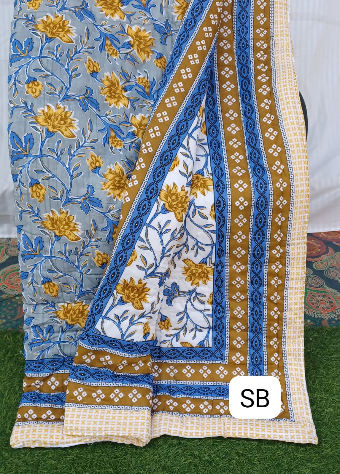 Malmal Single Bed Razai