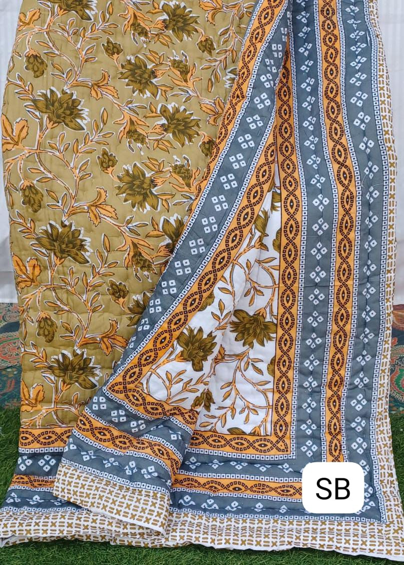 Malmal Single Bed Razai