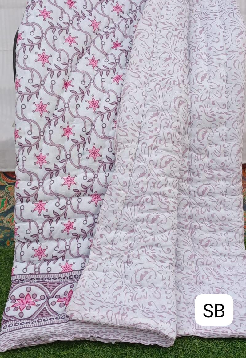 Malmal Single Bed Razai