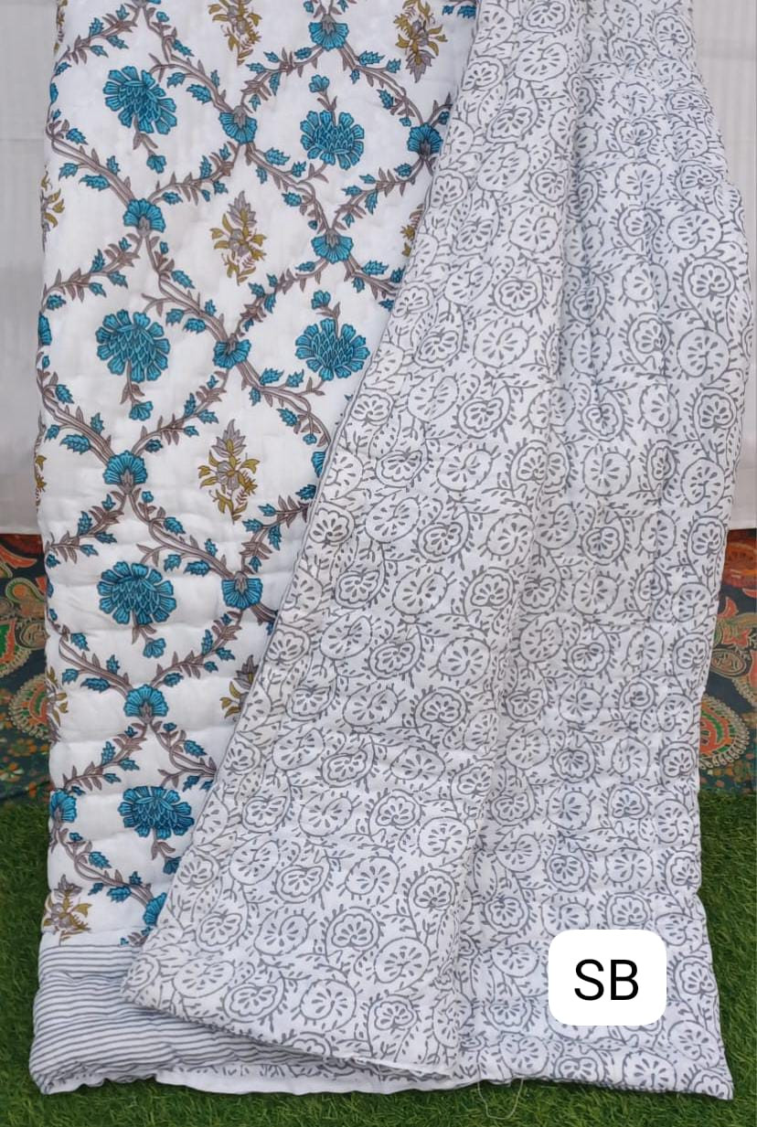 Malmal Single Bed Razai