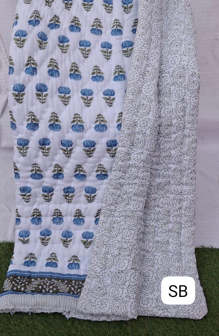 Malmal Single Bed Razai