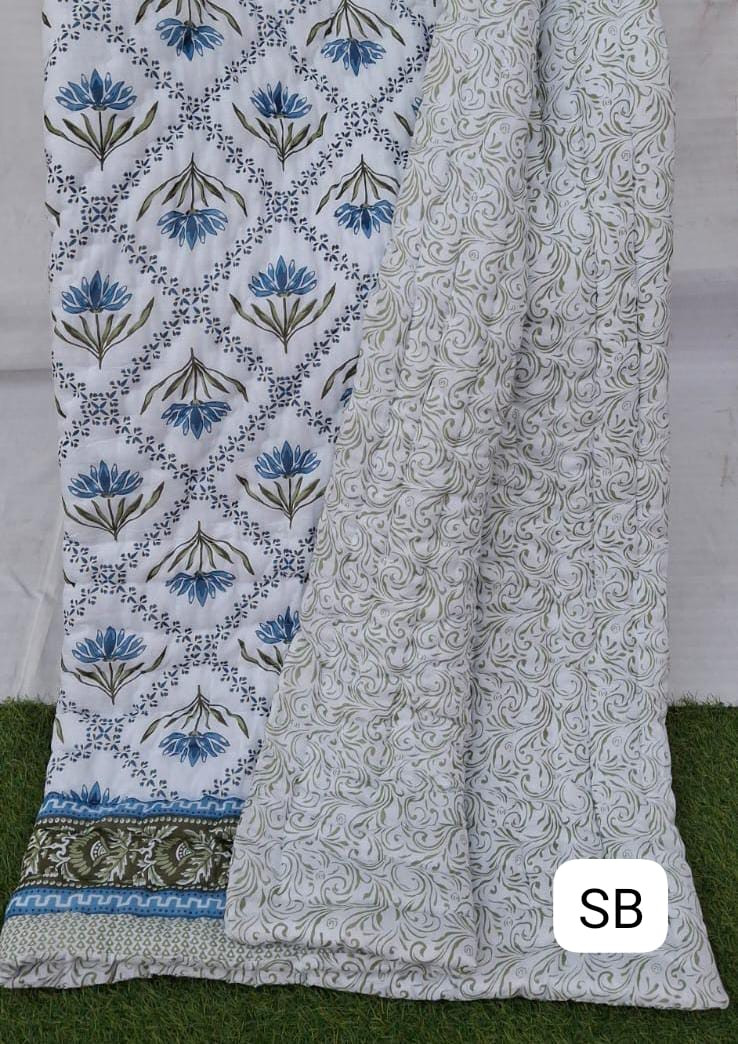 Malmal Single Bed Razai