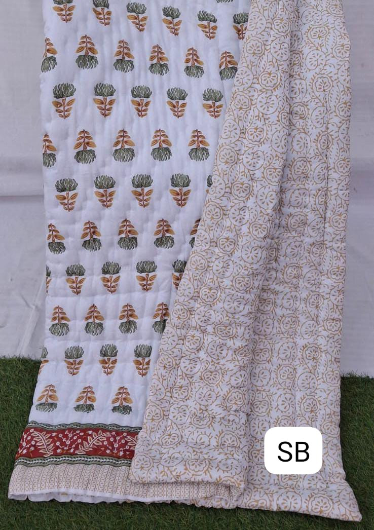 Malmal Single Bed Razai