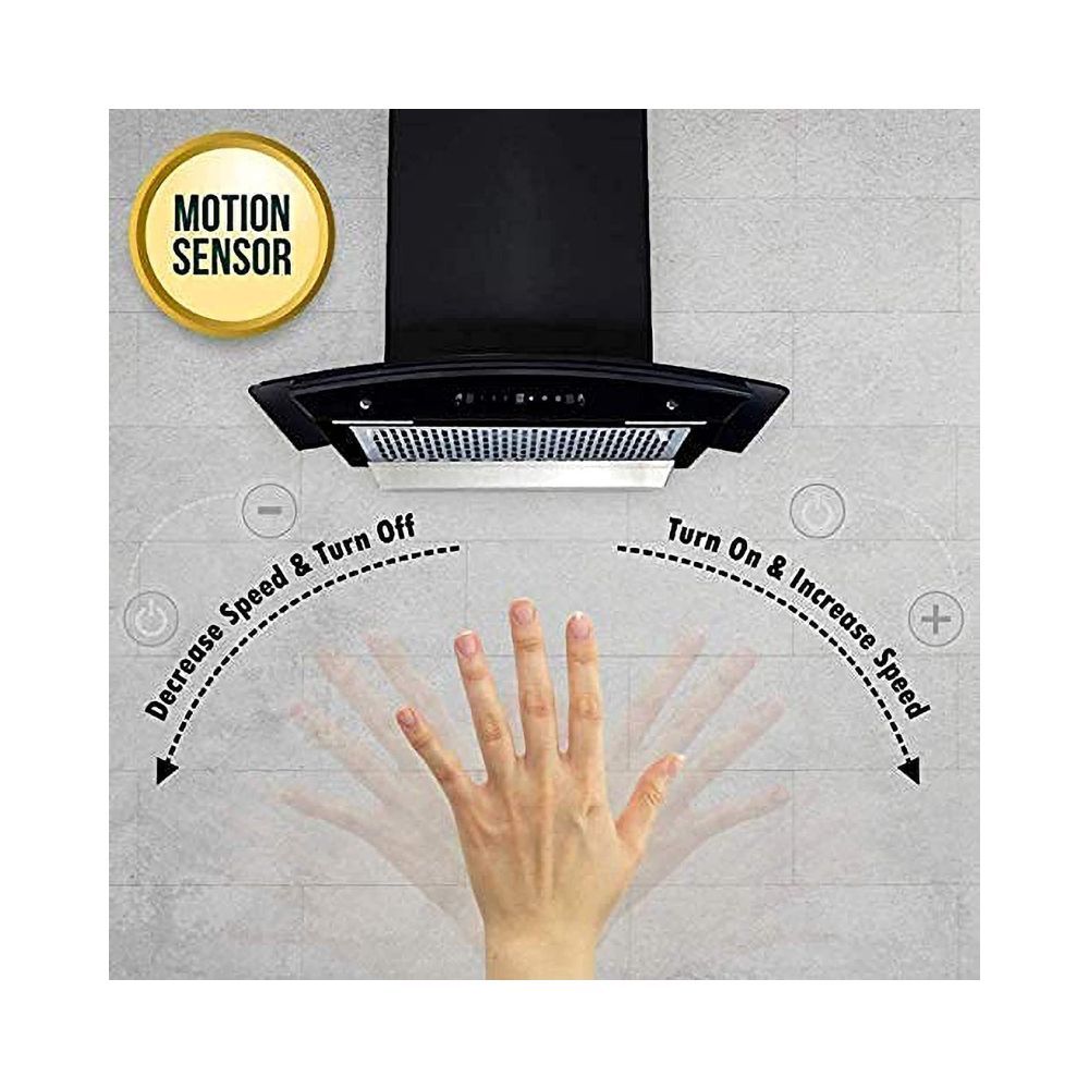 Elica 60 cm 1200 m3/hr Filterless Auto Clean Chimney with 15 Years Warranty