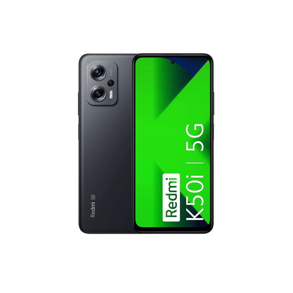 Redmi K50i 5G (Stealth Black, 6GB RAM, 128GB Storage)
