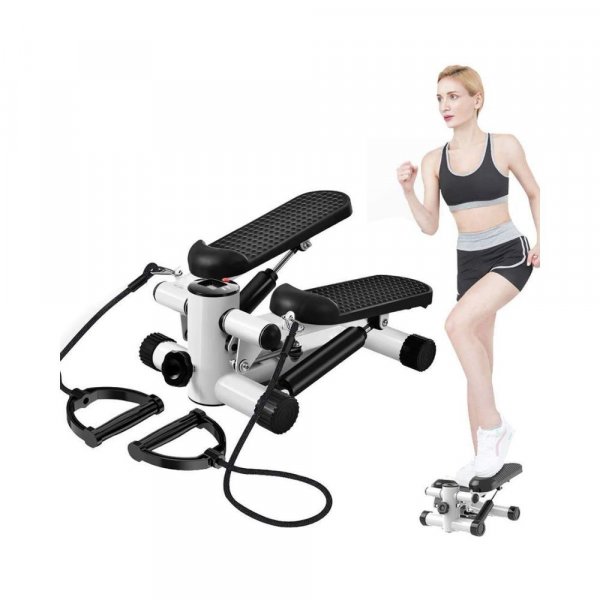 Ritmo Mini Stepper, Stair Steppers with Adjustable Resistance Bands
