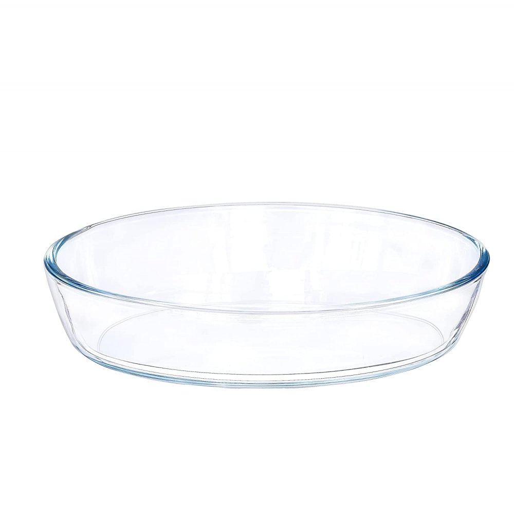 Borosilicate Glass Baking Oval Dish, 460 ML, Set of 1
