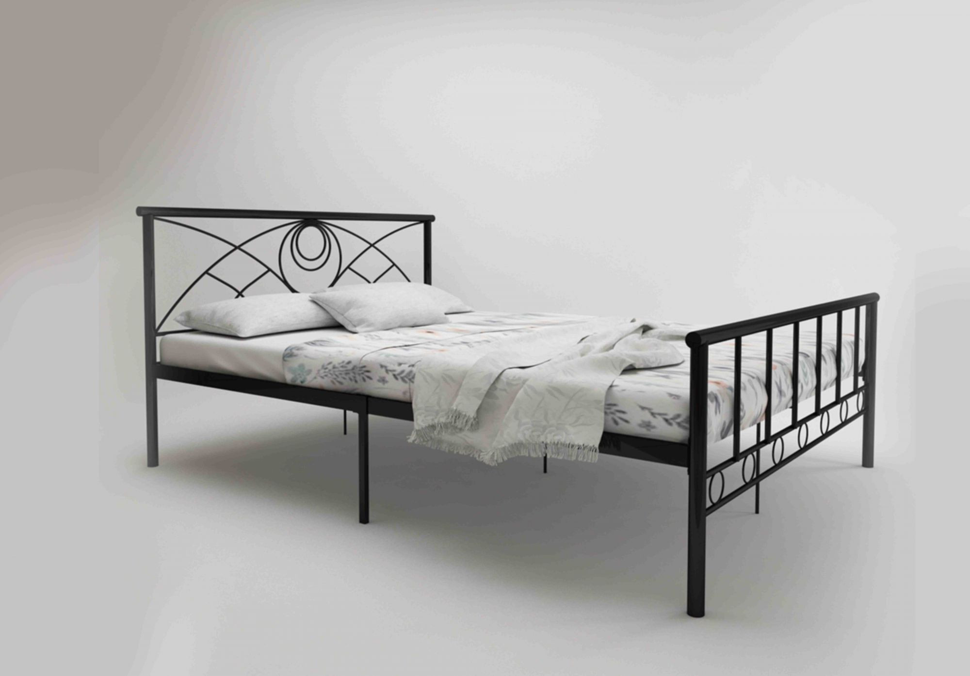 Oscar Metal Bed Queen Size