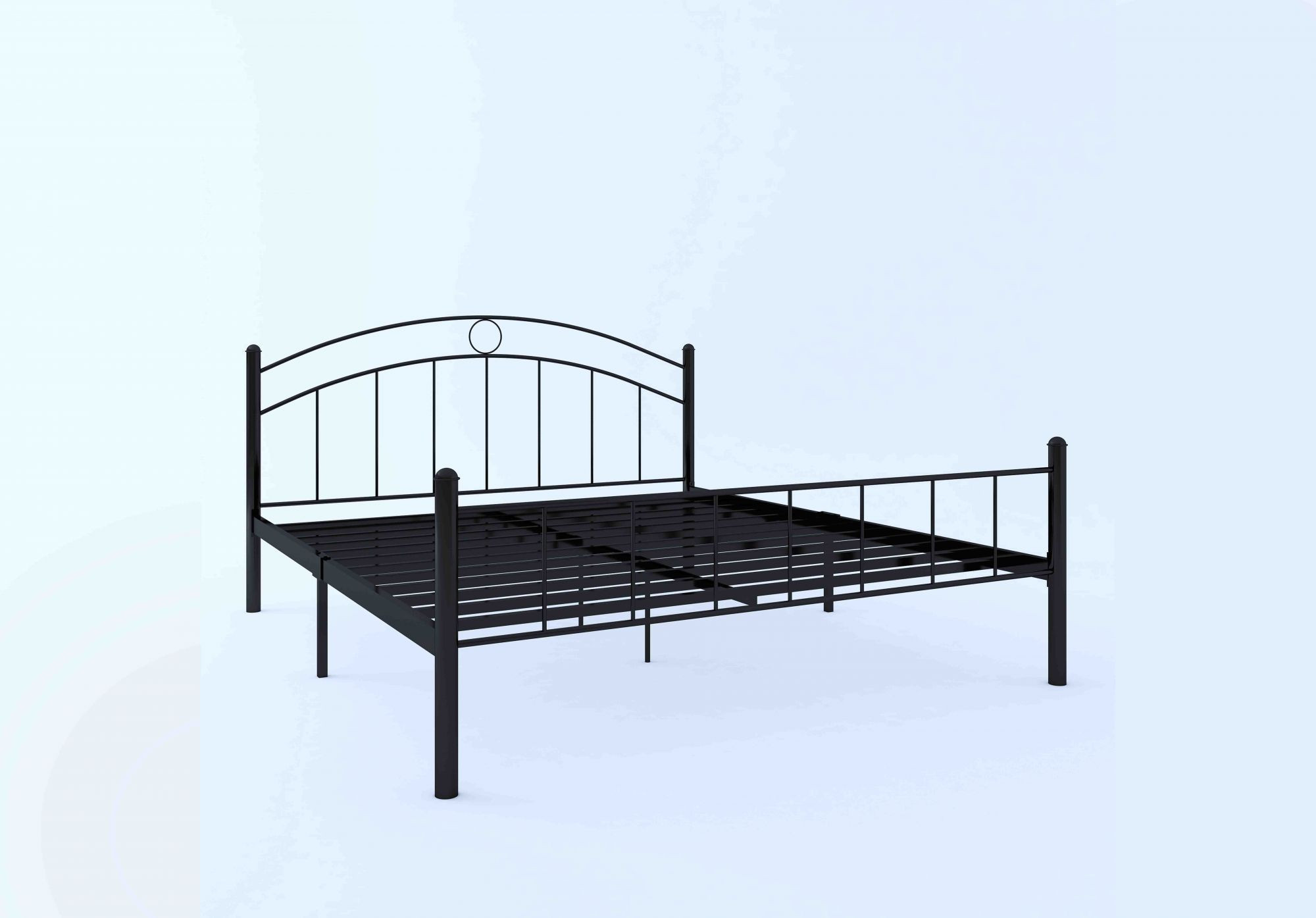 Lona Metal Bed Queen Size