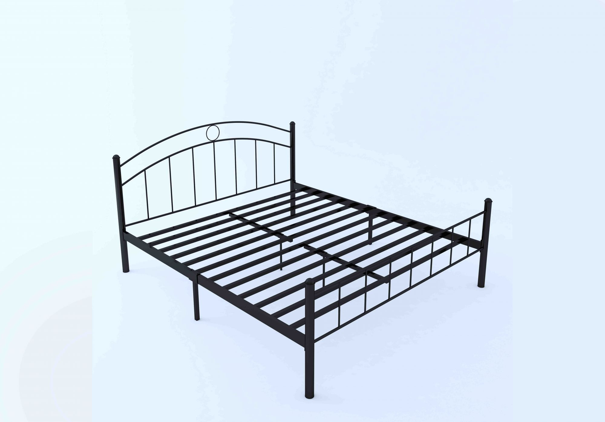 Lona Metal Bed Queen Size