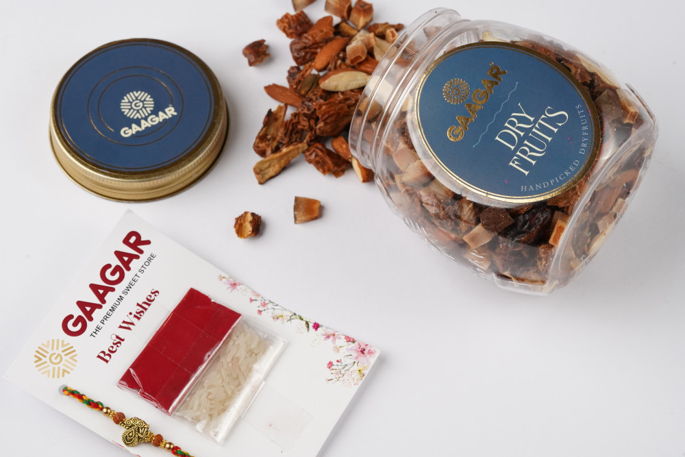 Image of Roasted nuts 250 Gm + Rakhi