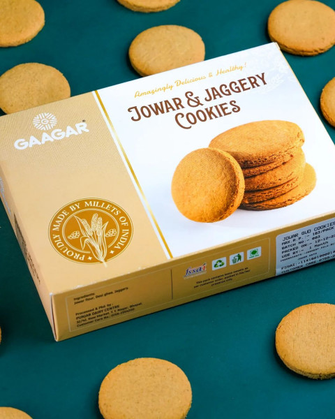Image of Jowar and Jaggery Cookies