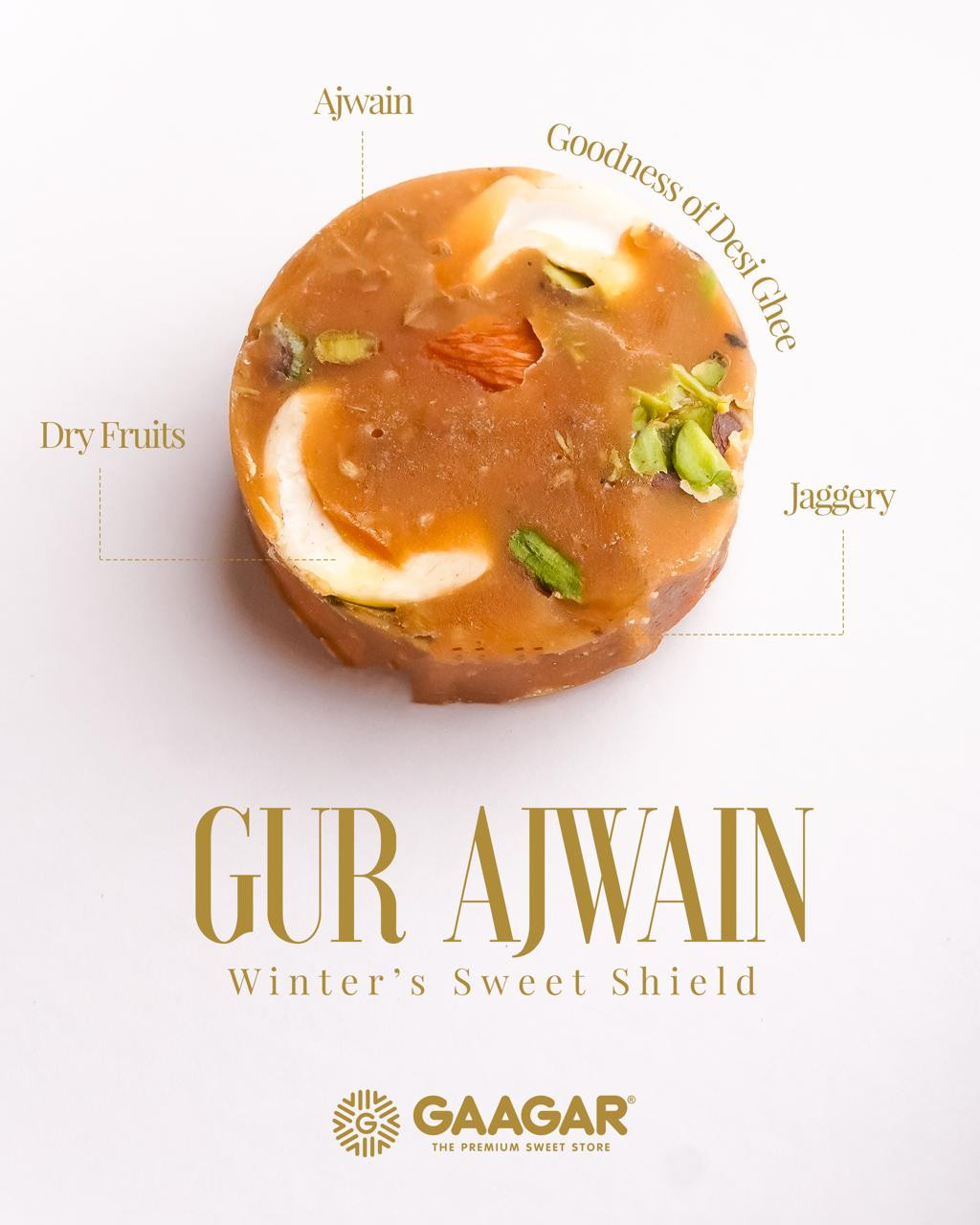 Gud Ajwain - Gond Art Tin box