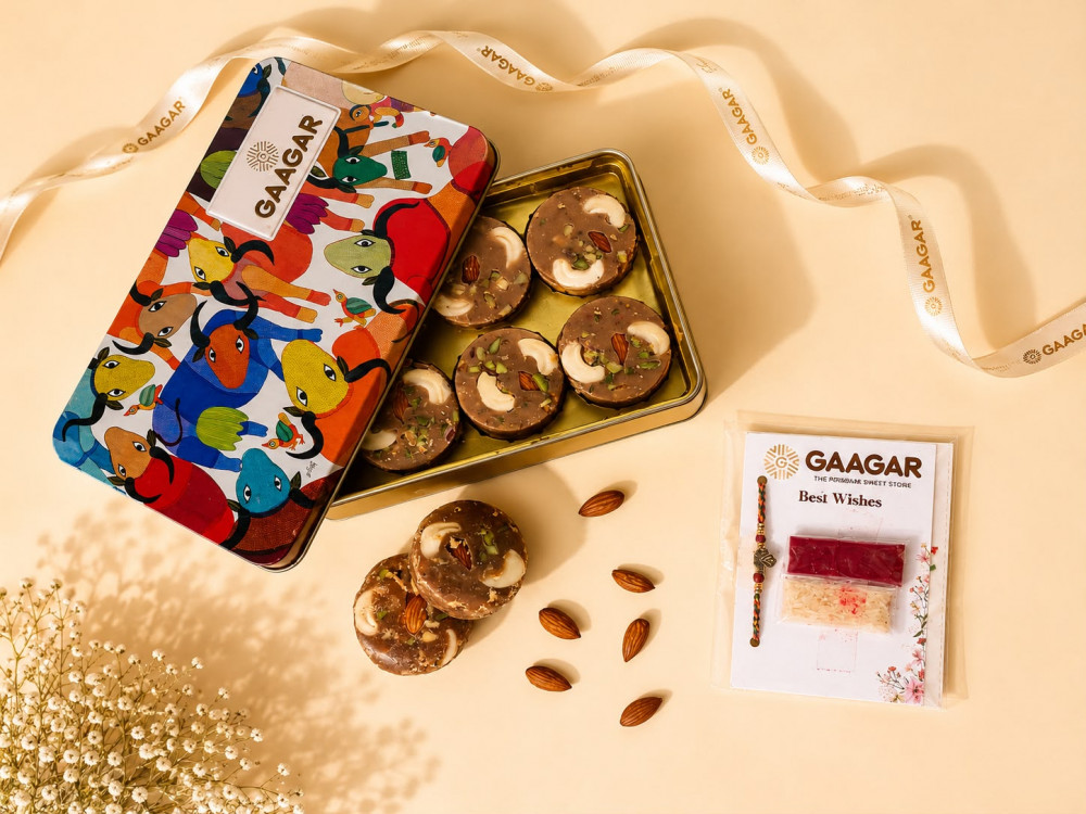 Image of Gud Ajwain box(8 PCS) + Rakhi