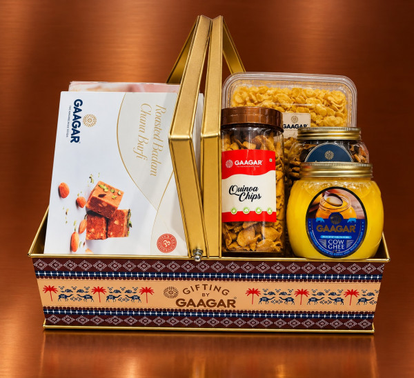 Image of Red Tin Hamper 3