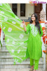 MEHR EMBROIDERED FRESH GREEN KURTA SET