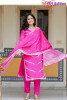 GULRANG LEHERIYA EMBELLISHED KURTA SET