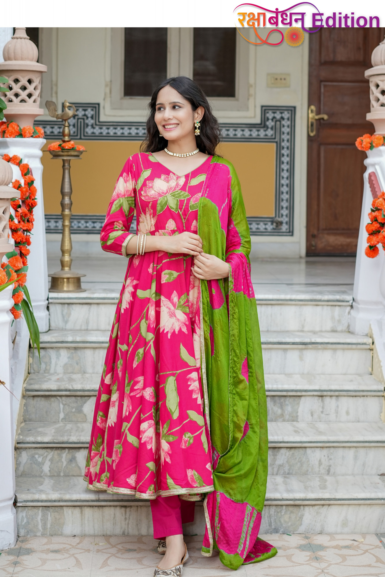 VARNIKA RANI BLOOM HANDWORKED SUIT SET