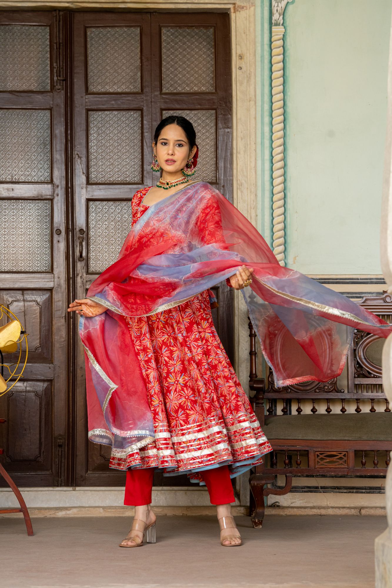 PINK PERFECTION GOTA SUIT SET