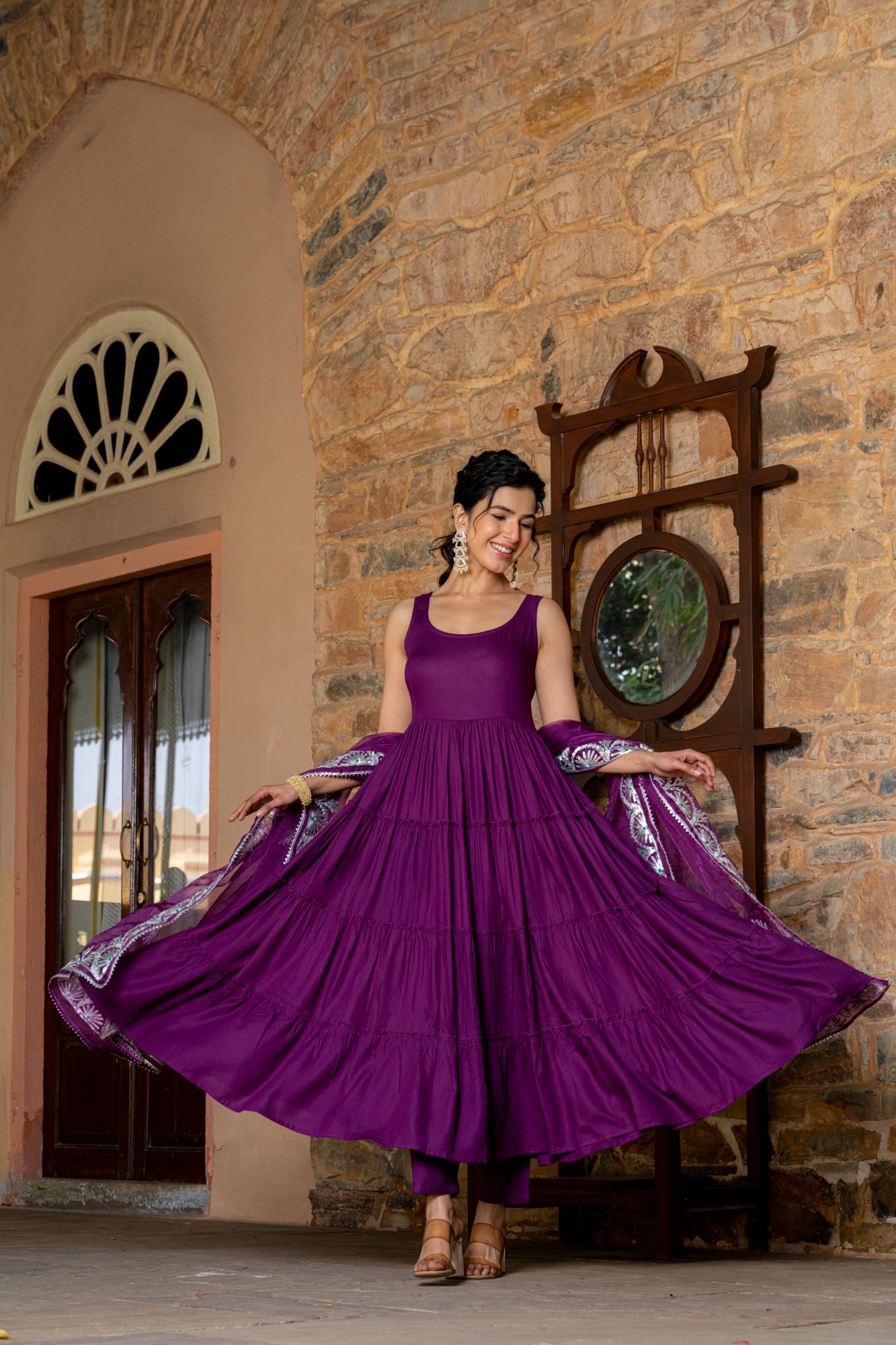 REGAL PURPLE CHARM SUIT SET