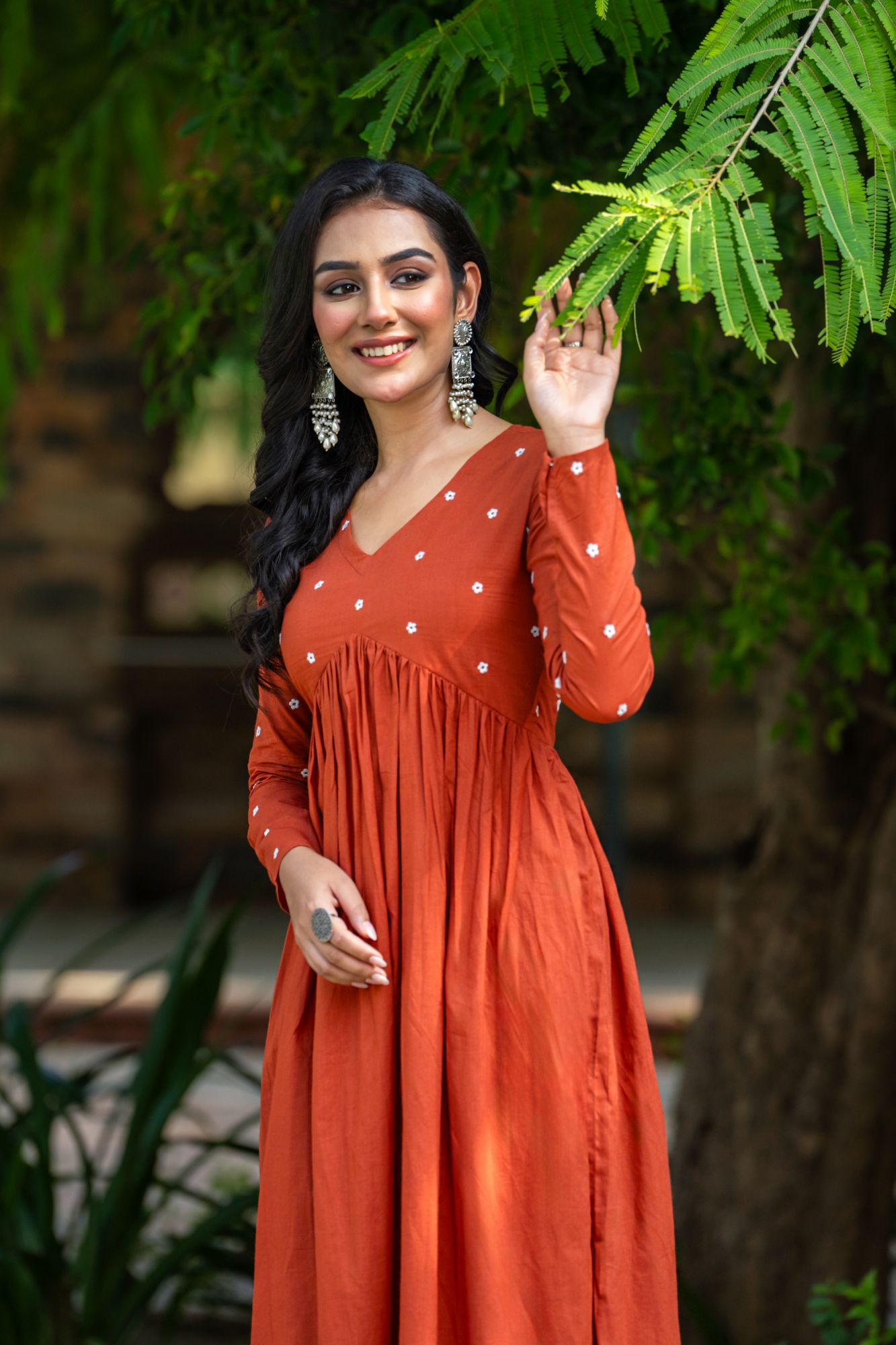 RUSTIC EMBROIDERY KURTA SET