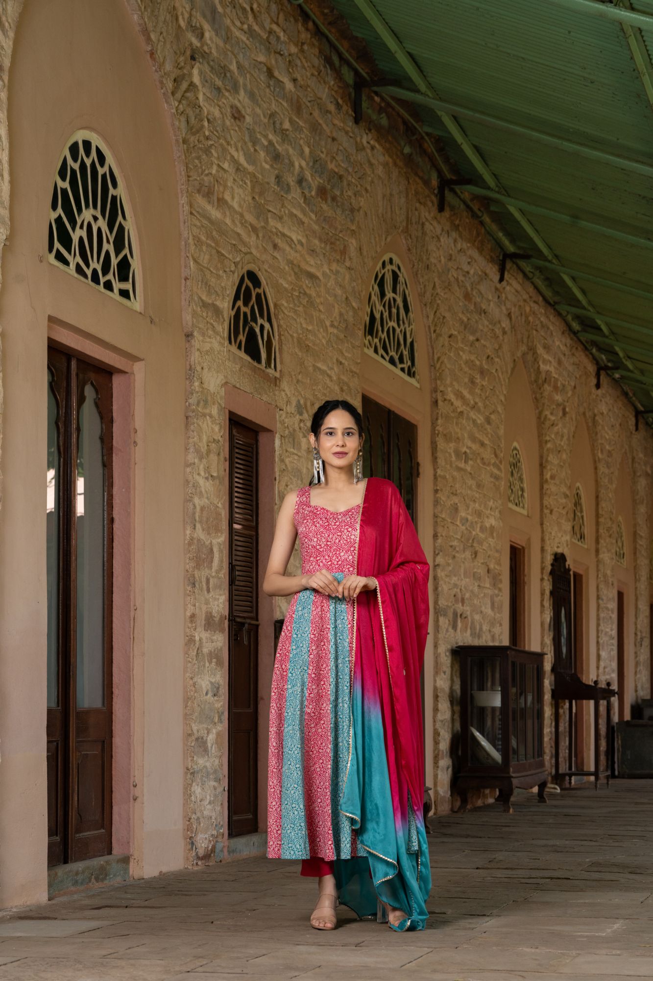 DUO HARMONY ANARKALI SUIT SET