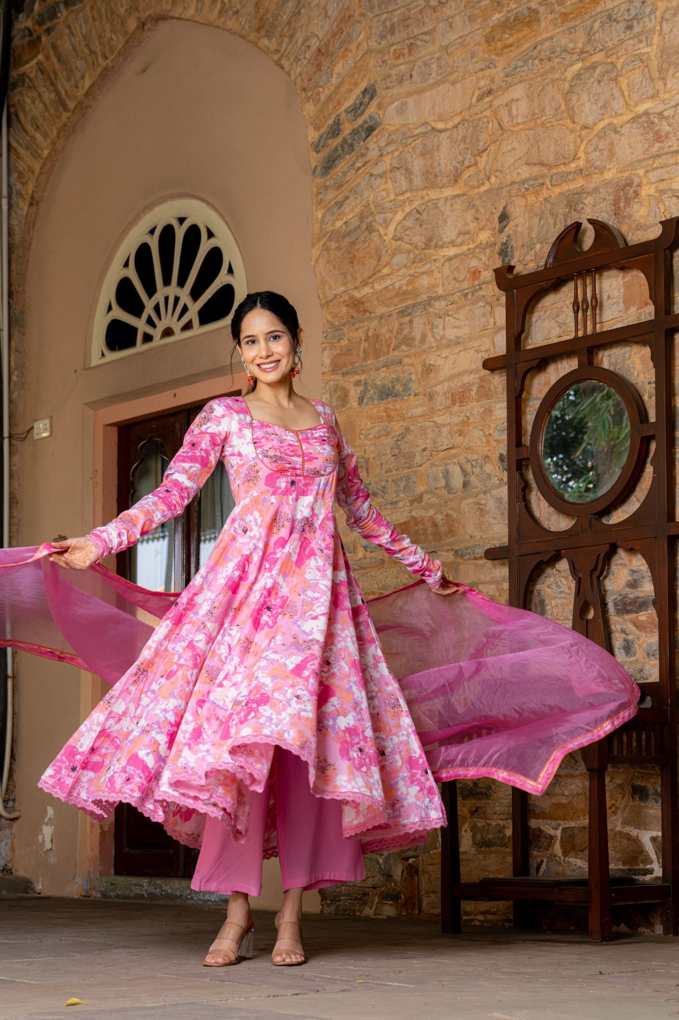 PINK MELODY COTTON SUIT SET