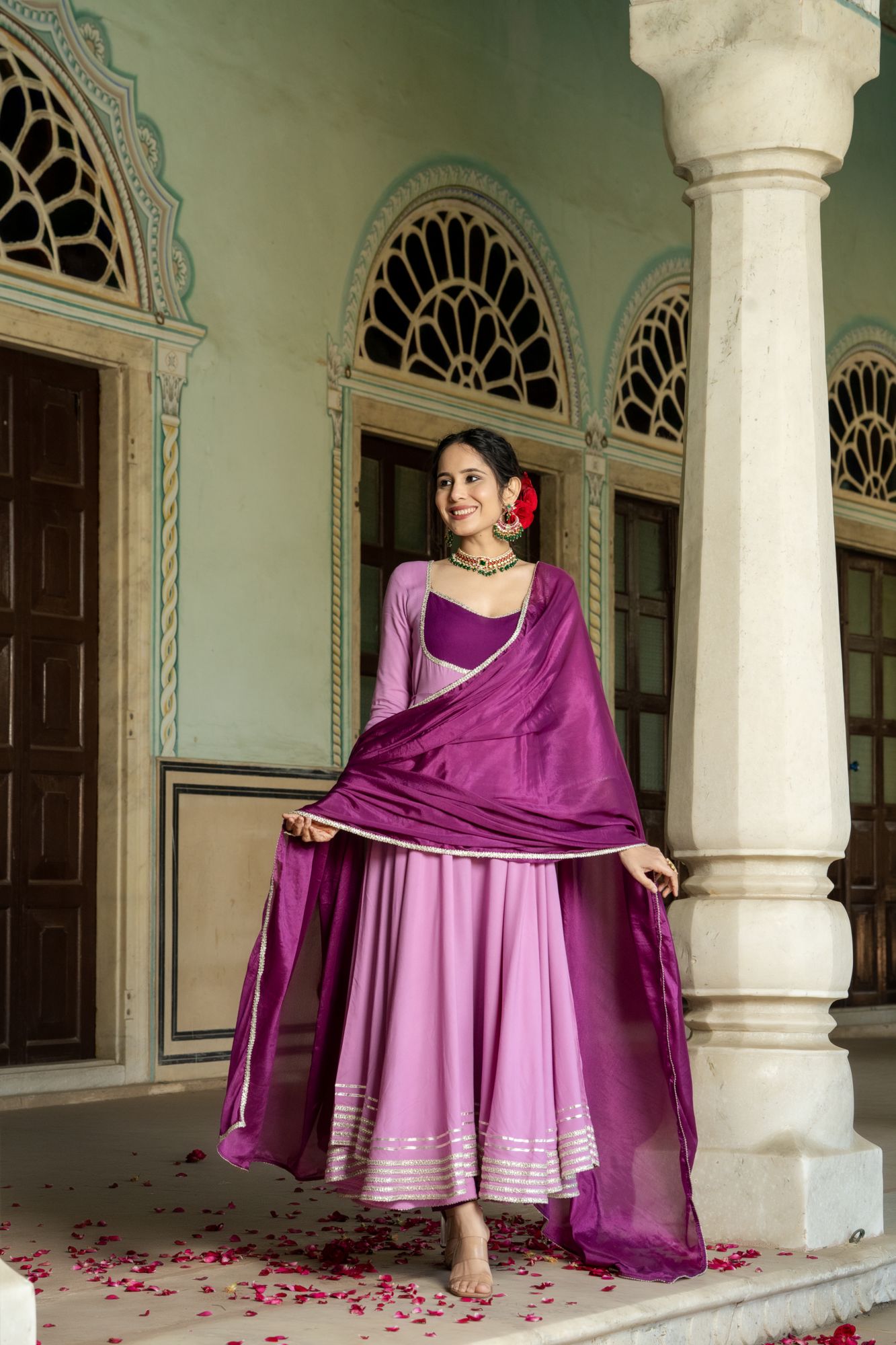 LILAC LACE OPULENCE SUIT SET