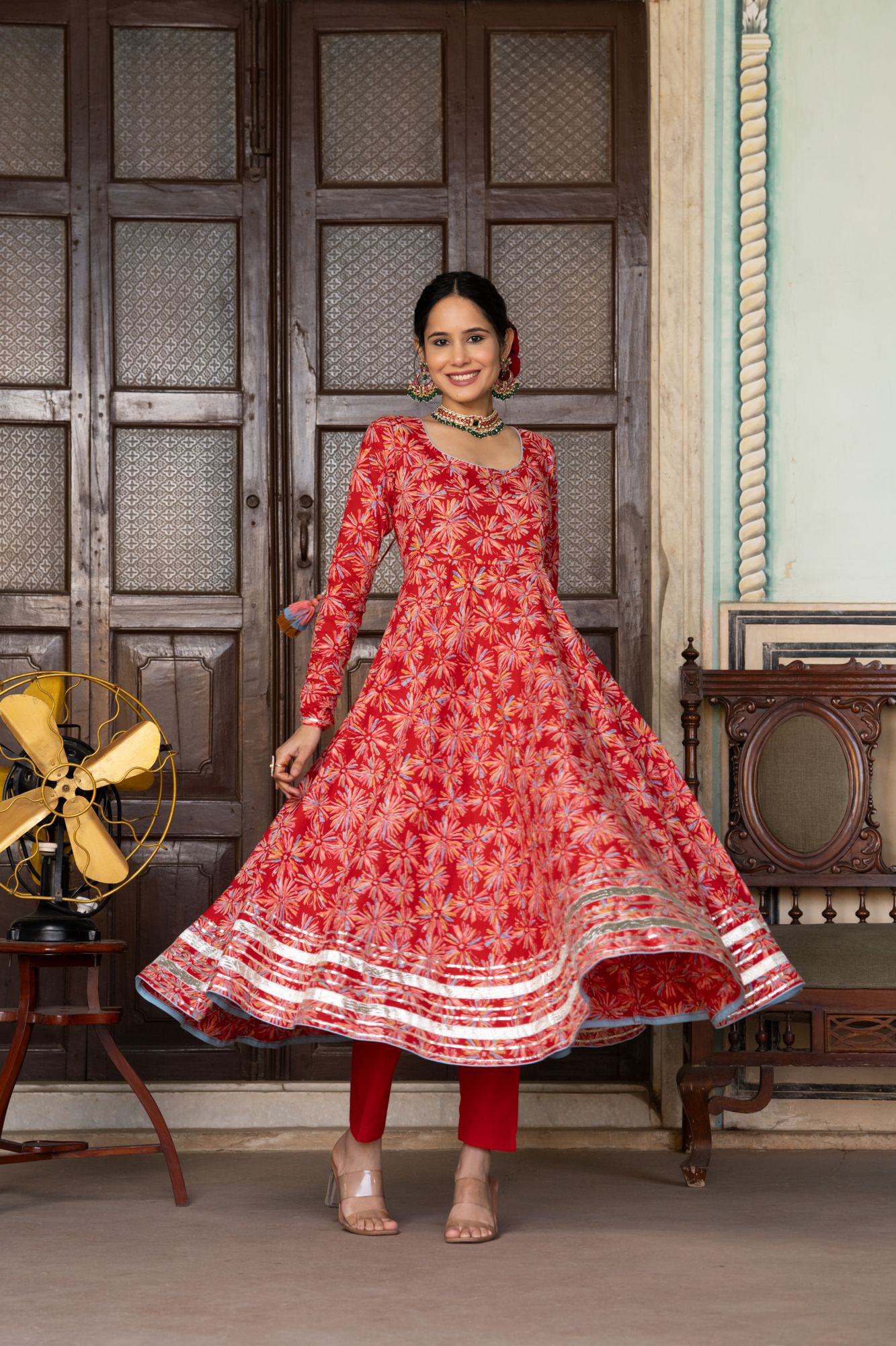 PINK PERFECTION GOTA SUIT SET