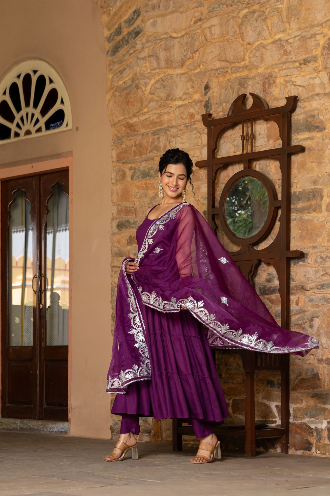 REGAL PURPLE CHARM SUIT SET