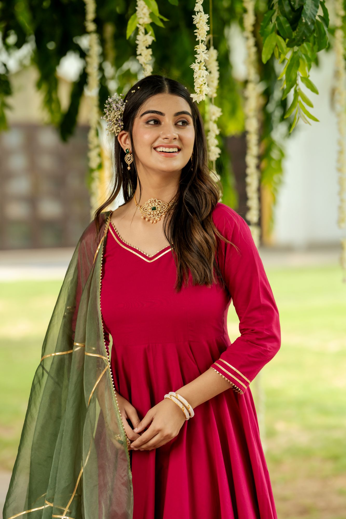 REGAL RANI GOTA ANARKALI SET