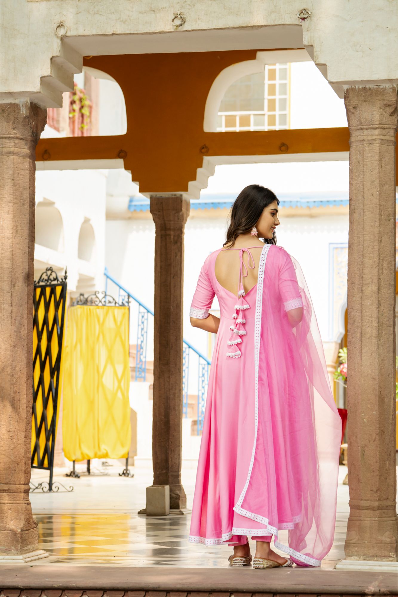 CLASSIC PINK ELEGANCE SUIT SET