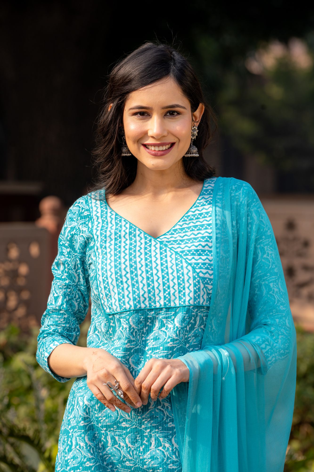 BLUE BLISS KURTA SET
