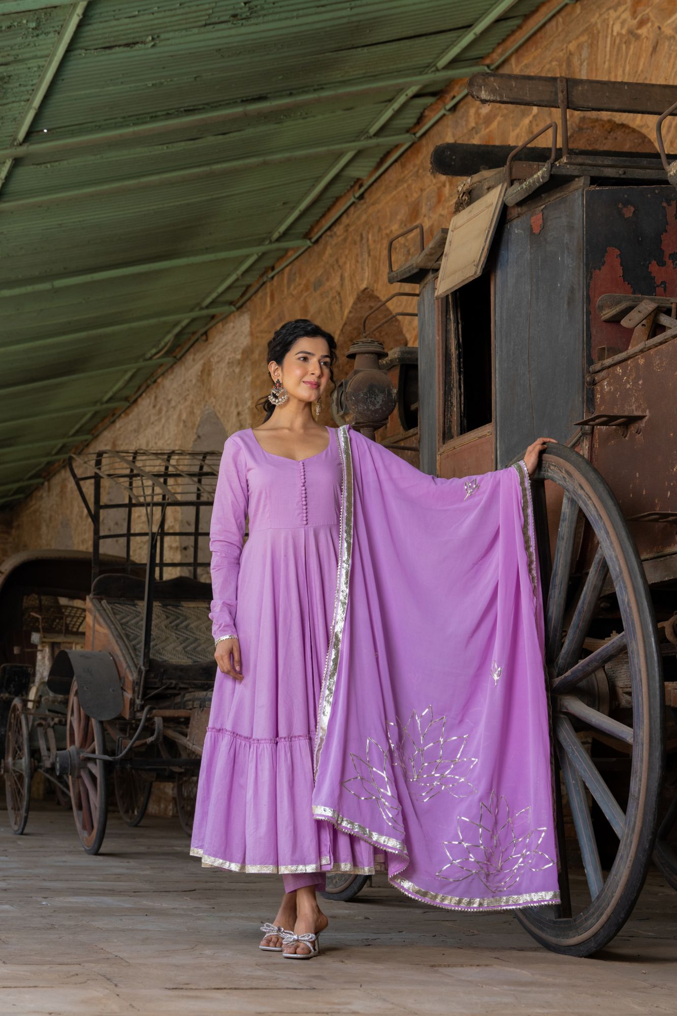 LILAC GRACE TIERED SUIT SET