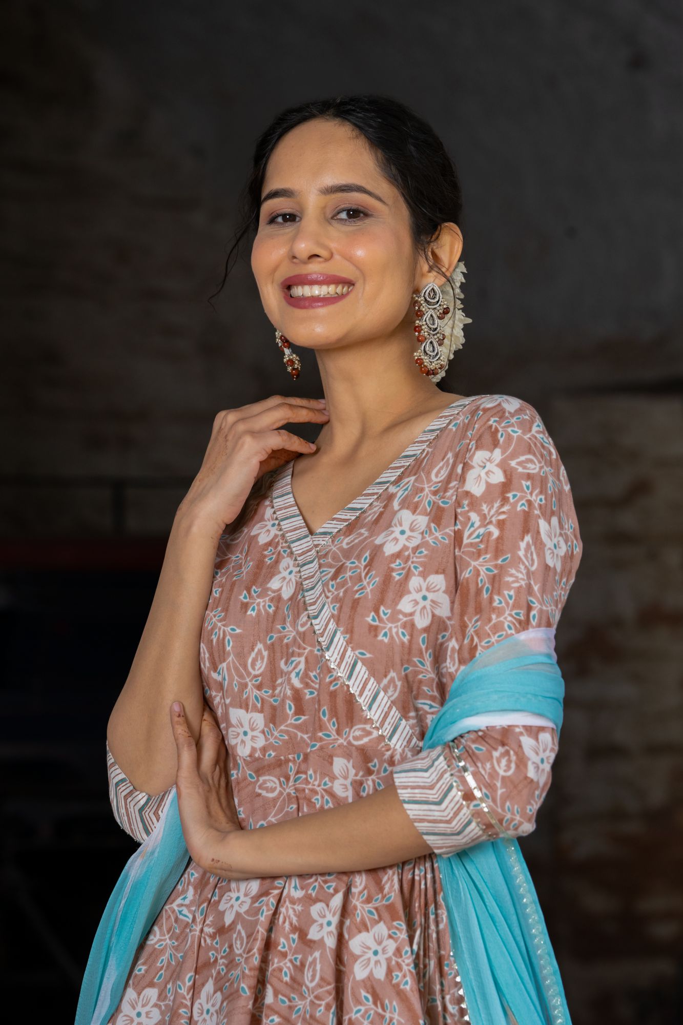 PASTEL BREEZY SHARARA SET