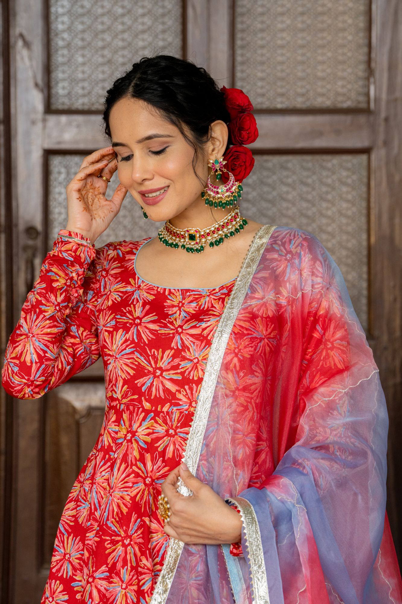 PINK PERFECTION GOTA SUIT SET