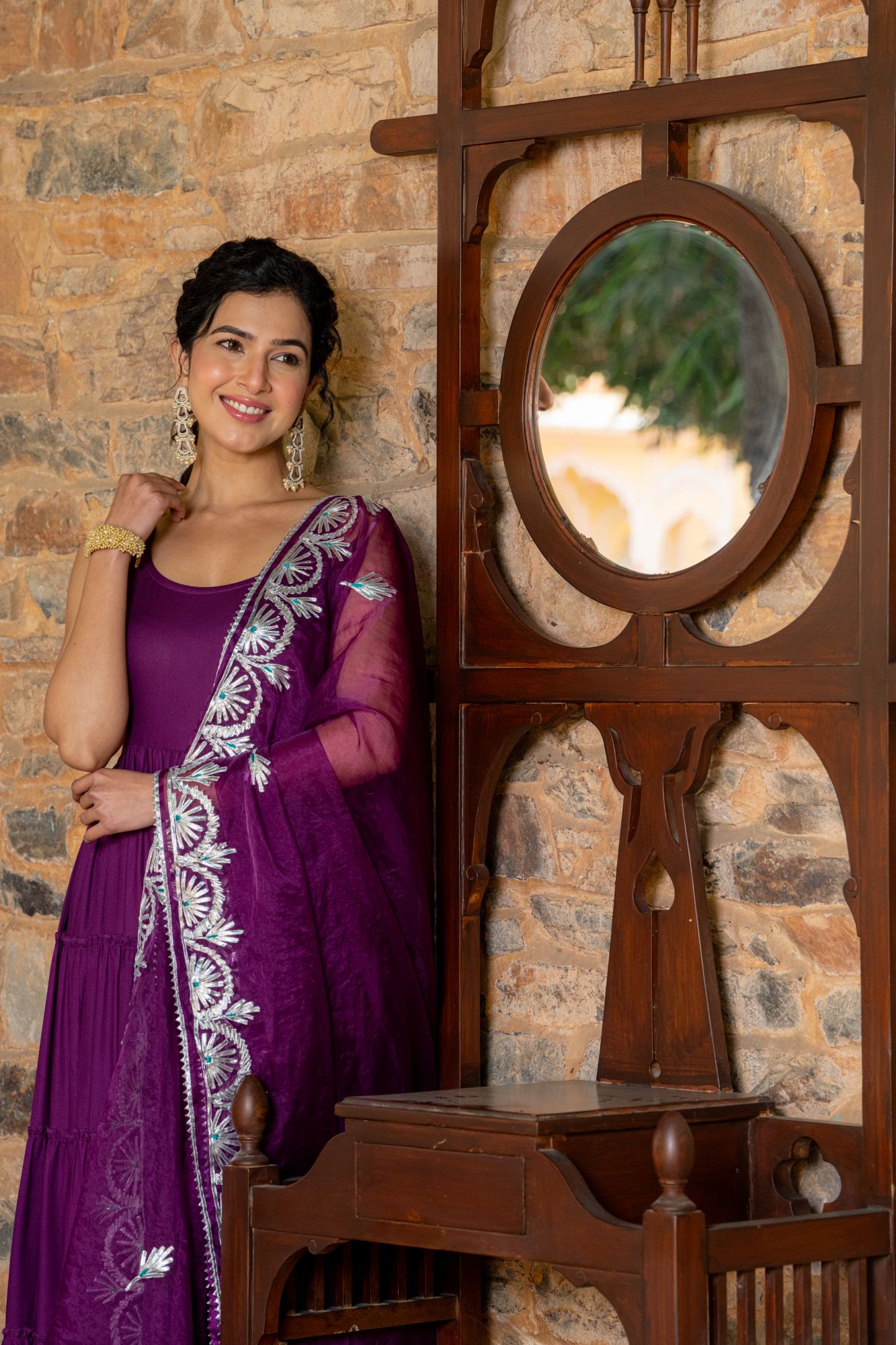 REGAL PURPLE CHARM SUIT SET