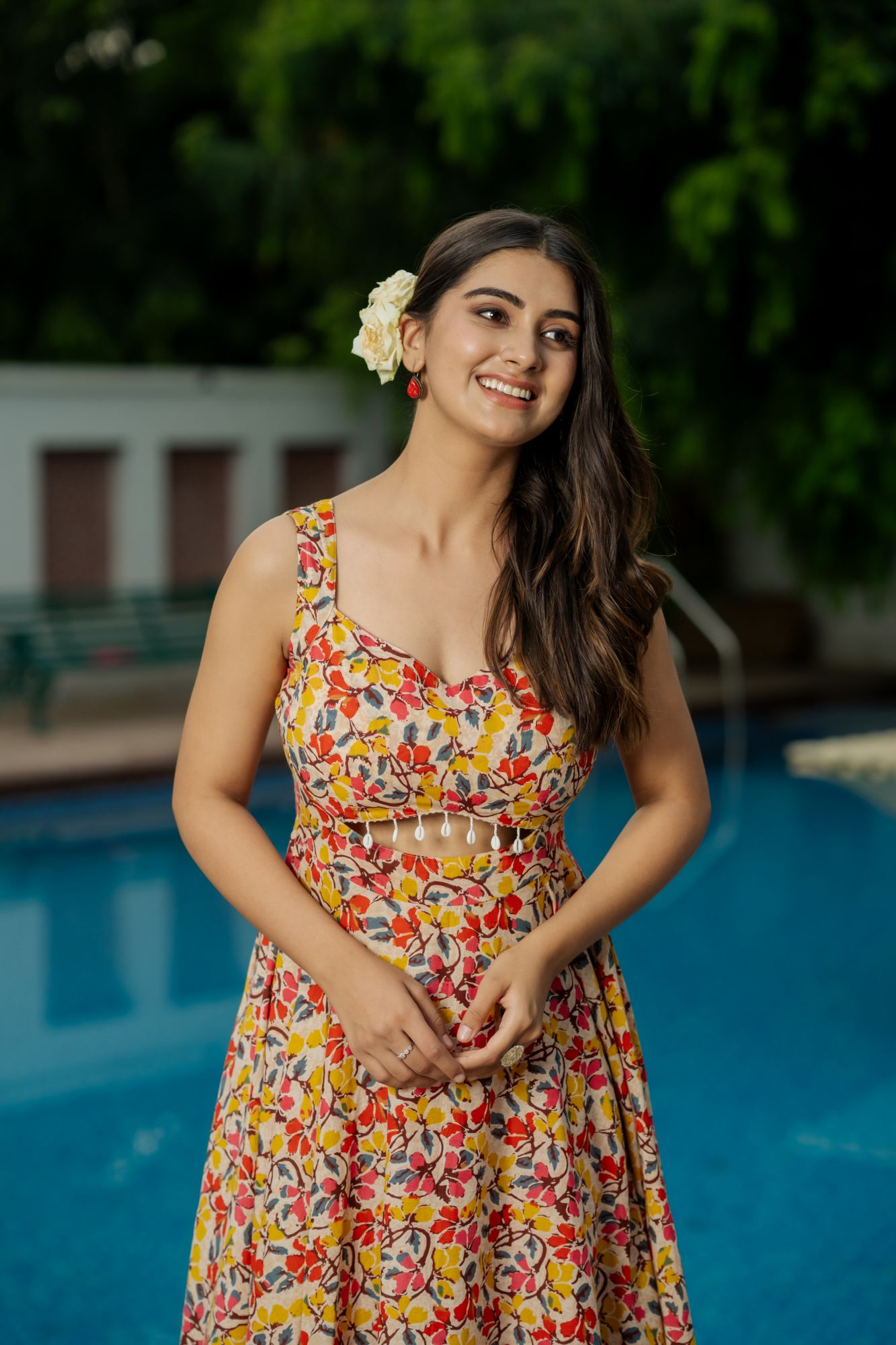 FLORAL FANTASY ANARKALI SET