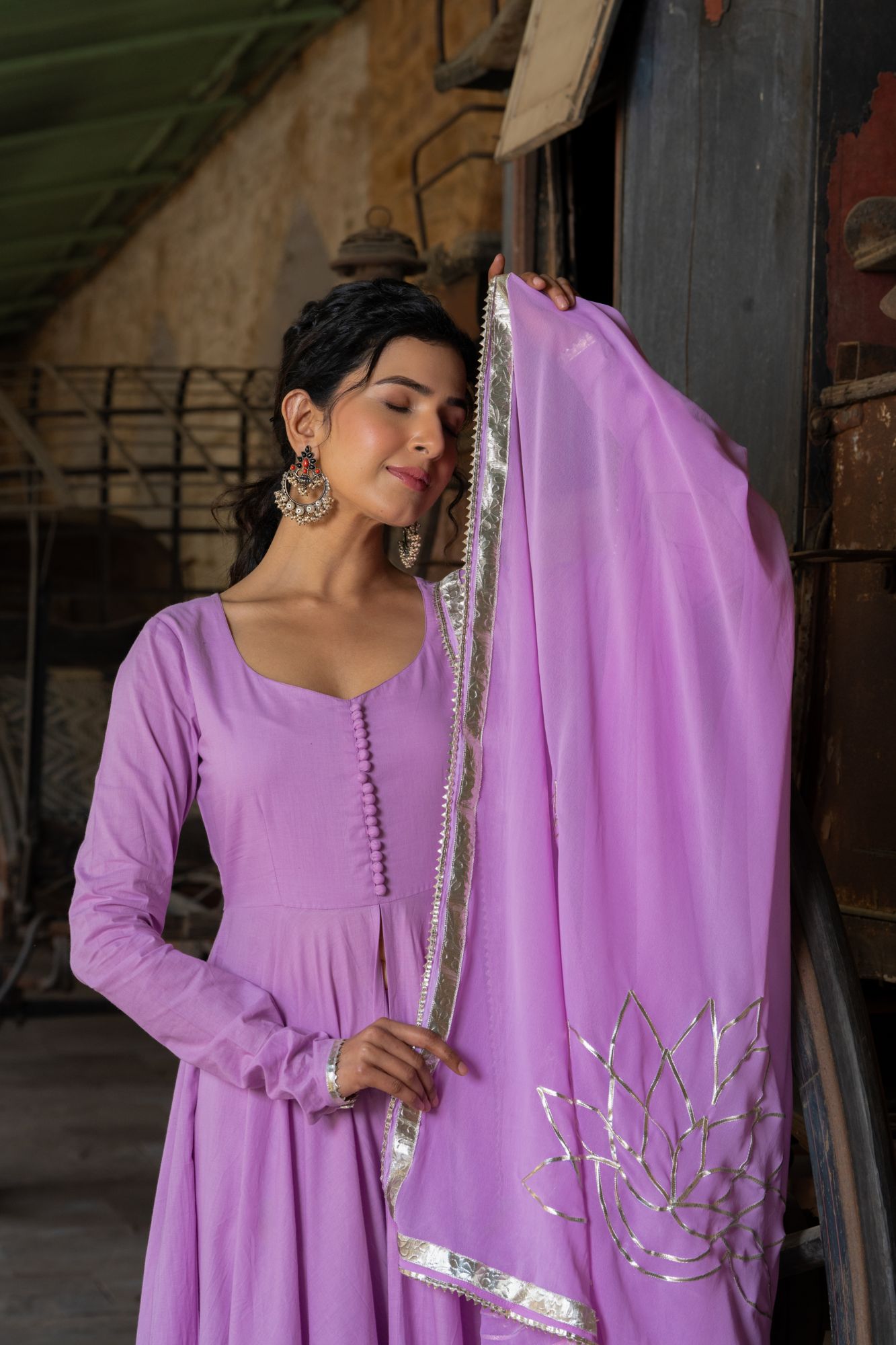 LILAC GRACE TIERED SUIT SET