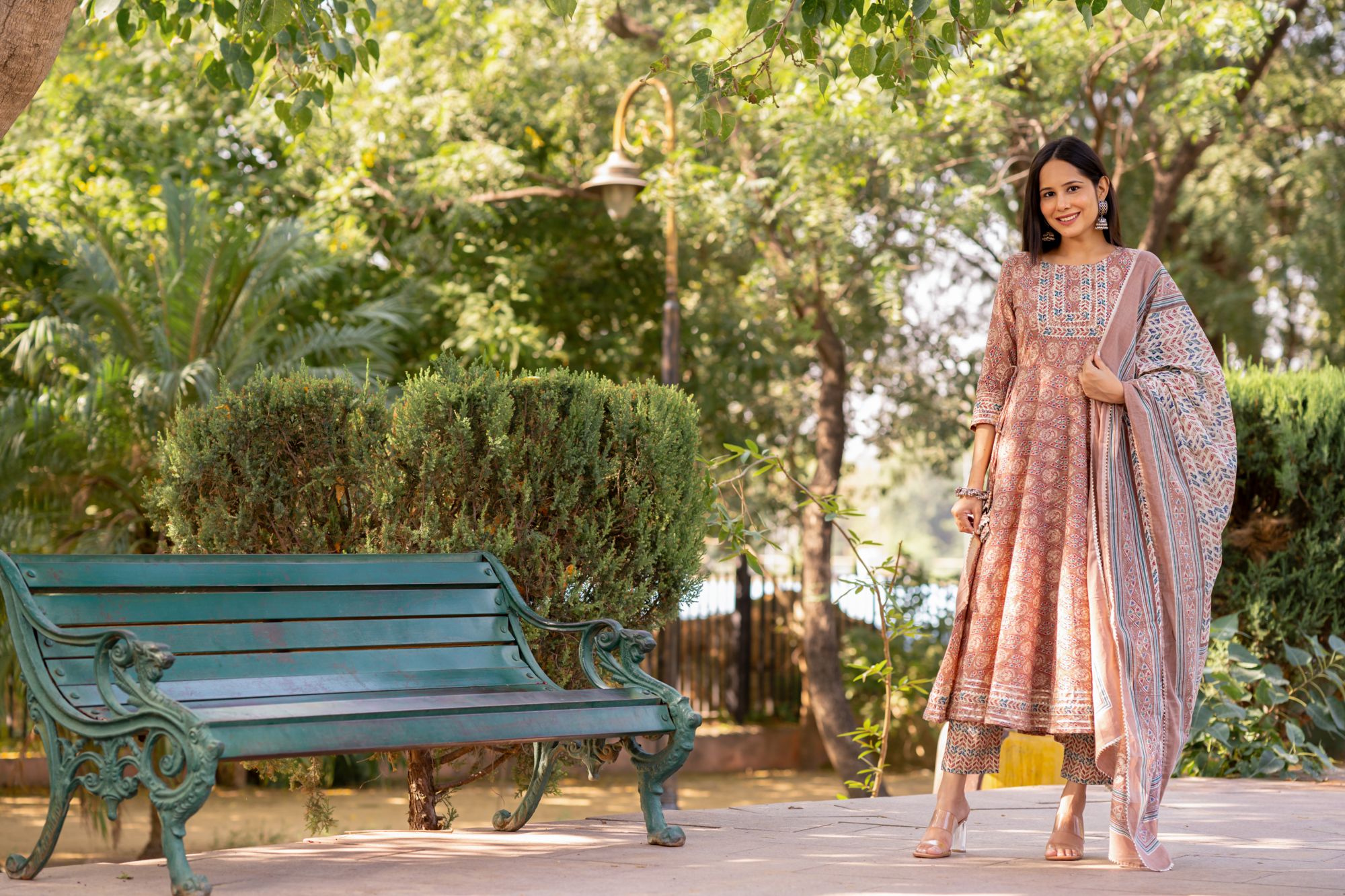 ETHEREAL GOTA EMBELLISHED ANARKALI SET
