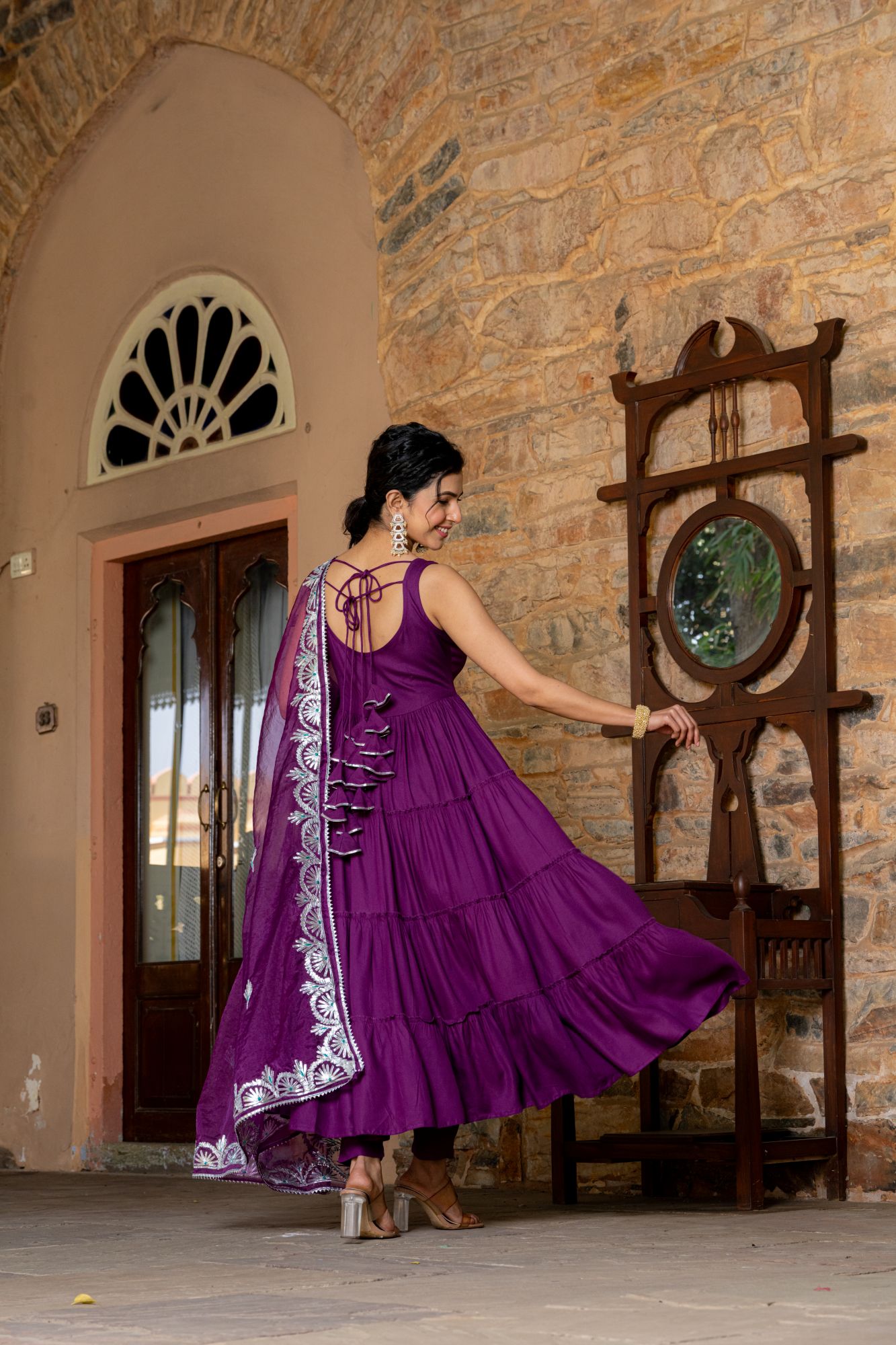 REGAL PURPLE CHARM SUIT SET