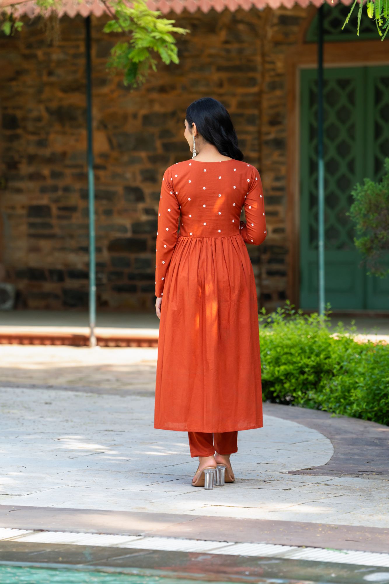 RUSTIC EMBROIDERY KURTA SET