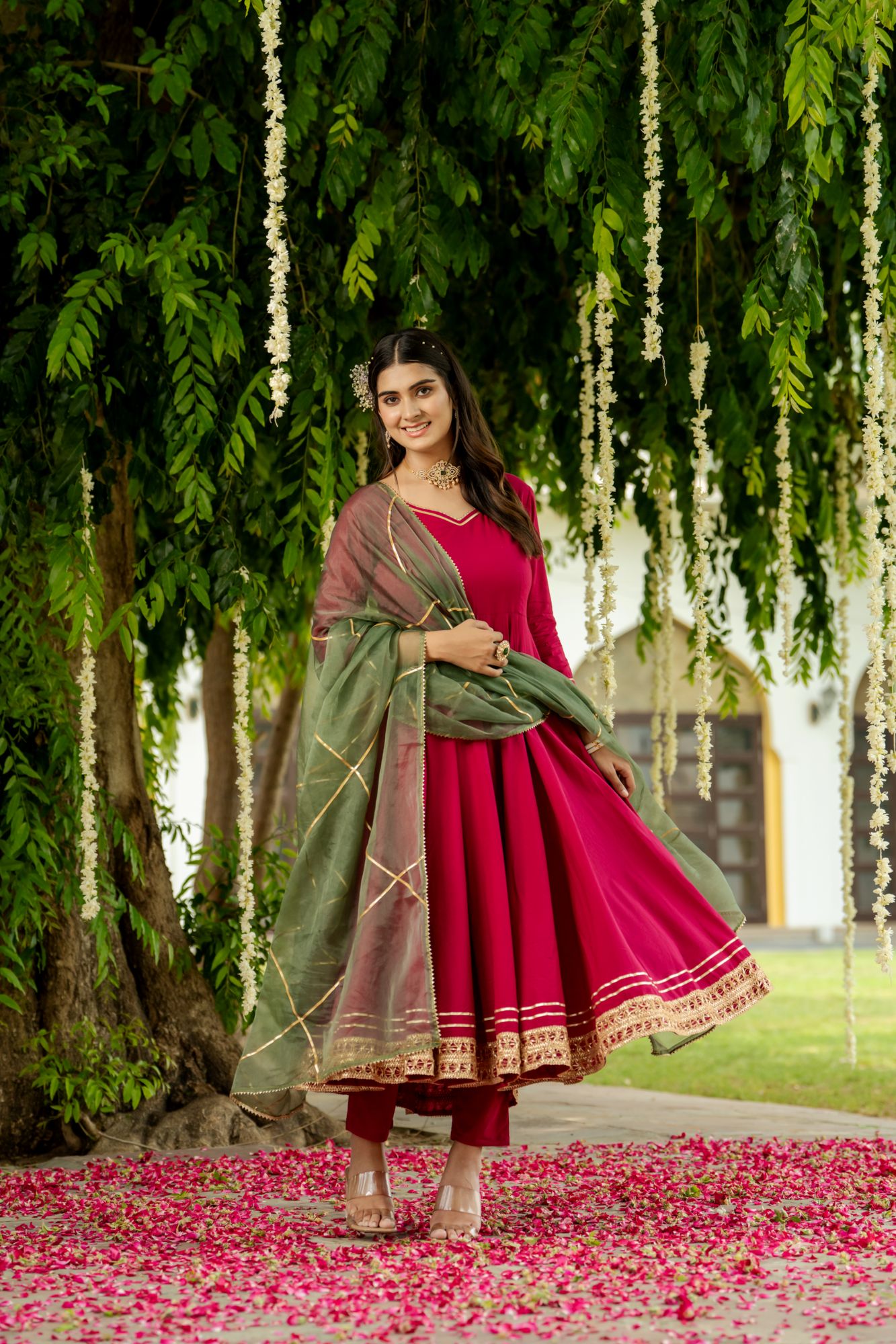 REGAL RANI GOTA ANARKALI SET