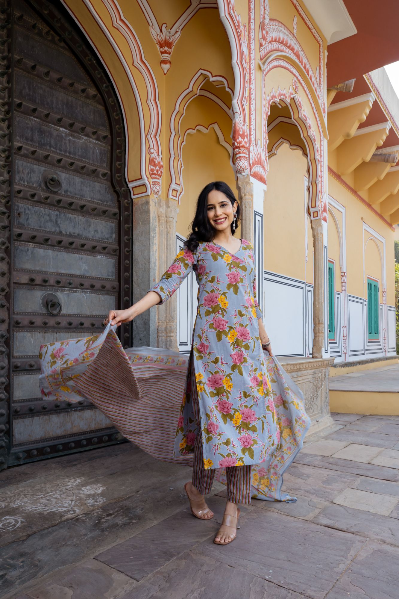 PASTEL DREAM COTTON KURTA SET