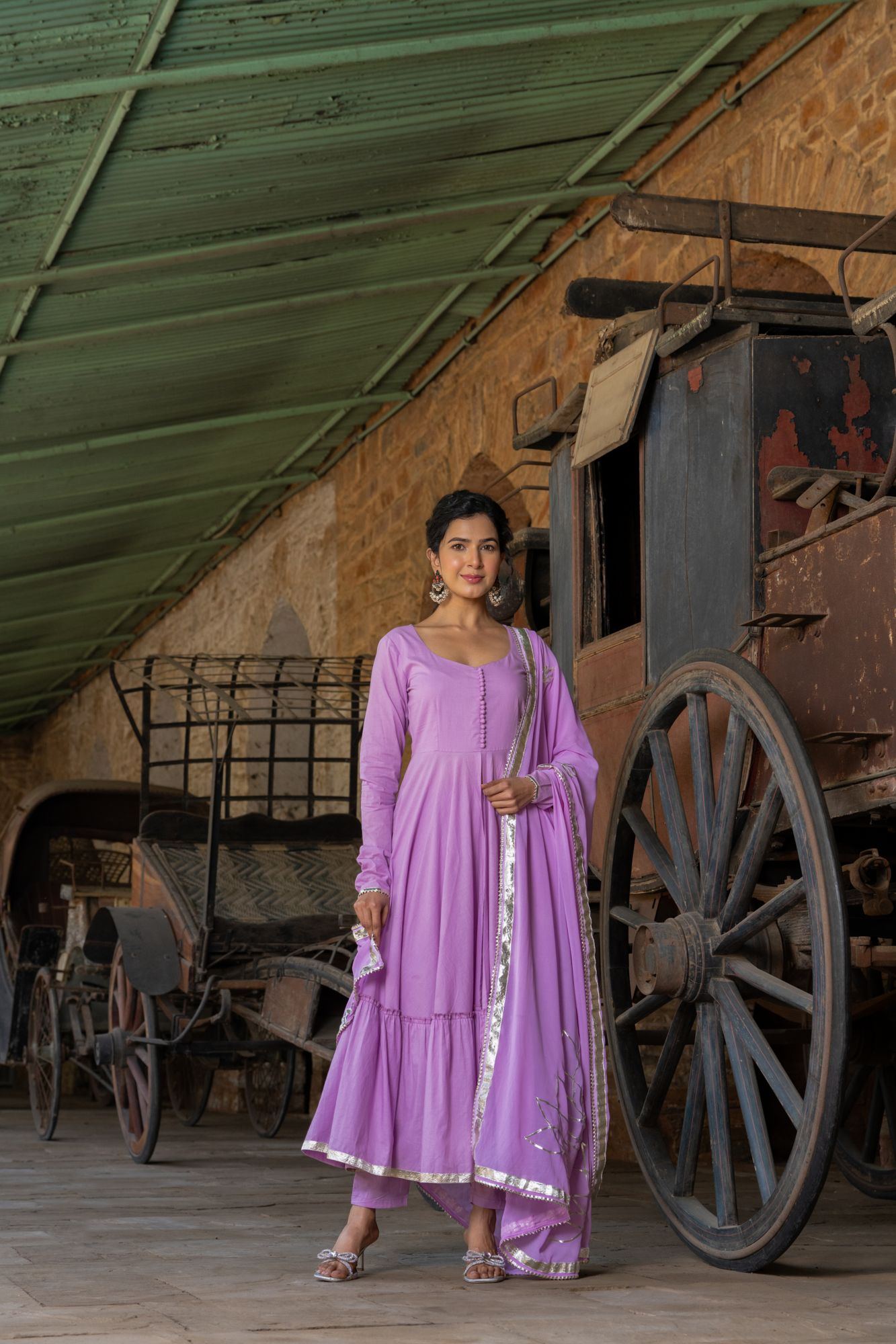 LILAC GRACE TIERED SUIT SET