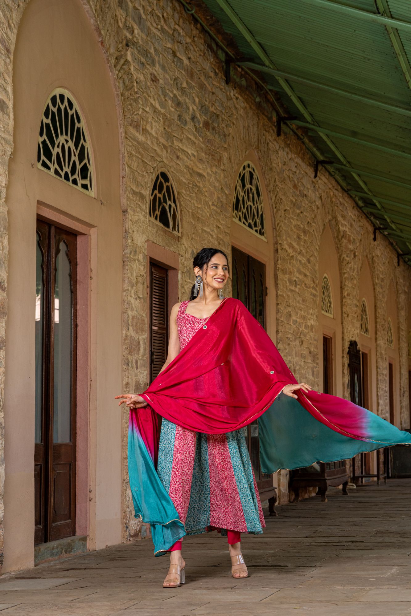 DUO HARMONY ANARKALI SUIT SET